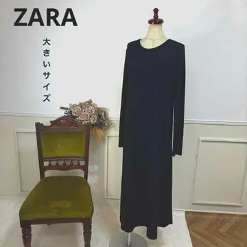 새상품급 빅 사이즈 ZARA 블랙 니트 원피스