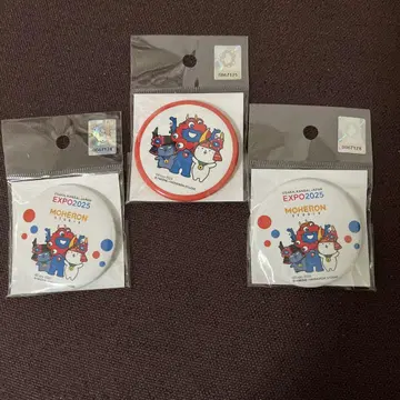 간사이 만박 캔뱃지 [ 미야쿠미야쿠 & 히코냥 ] 3세트