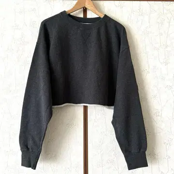 미사용 FRAMeWORK 긴팔 트레이닝복 센트럴 숏 SWEAT 면 F
