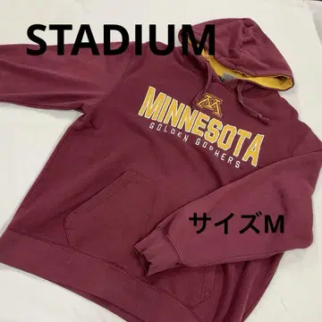 STADIUM MINESOTA 맨투맨 후드티 보르도 M #2638