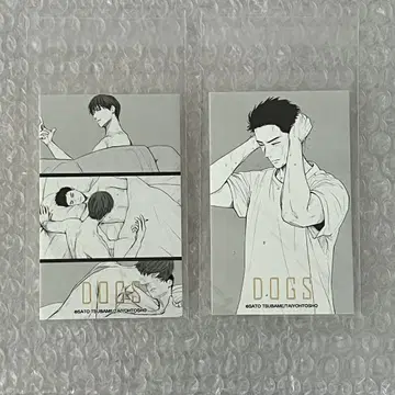 리 제비 콜라보 카페 트레이딩 카드 DOGS 2종