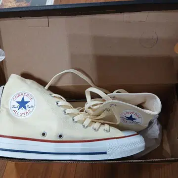 CONVERSE ALL STAR 하이컷 스니커즈 크림