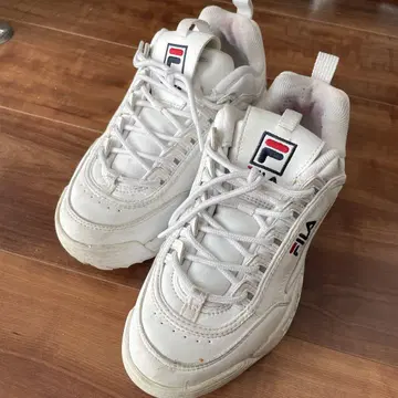 FILA 통굽 스니커즈 화이트 24