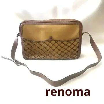 RENOMA 레노마 숄더백 브라운 가죽 여성용 수납 봉투 포함