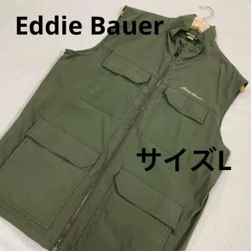 Eddie Bauer 베스트 자켓 모스그린 L #2639