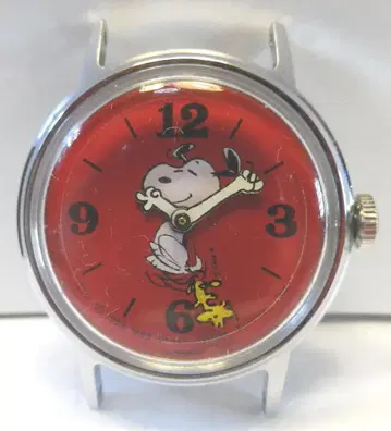 60' 빈티지 TIMEX 스누피 & 우드스탁 캐릭터 사용 가능
