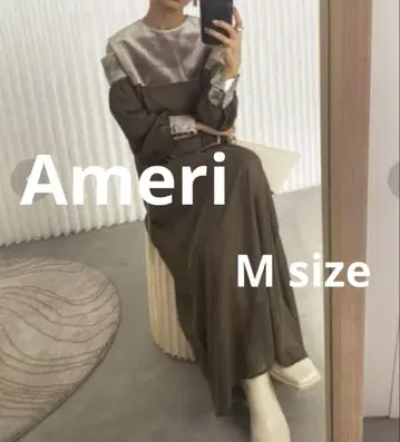 아메리 빈티지 TOP COVER SHEER DRESS 롱 원피스
