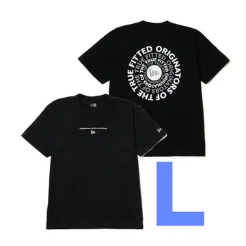 [미개봉 새상품] NEW ERA 뉴에라 반팔 T셔츠 로고 블랙 L