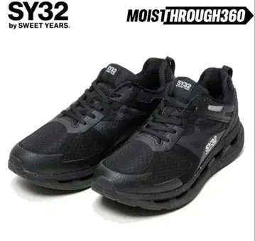 SY32 블랙 스니커즈 MOIST THROUGH 360