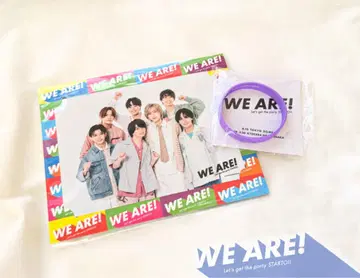 나니와단시 굿즈 WE ARE! 사진 리스트 밴드