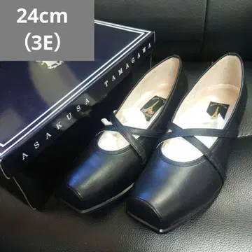 269 [ 새상품 ] 24cm ( 3E ) 타마가와 아사쿠사 고급 펌프스