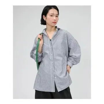 컨디션 최상 25SS 바빌론 린넨 빅 실루엣 셔츠 스트라이프 긴팔