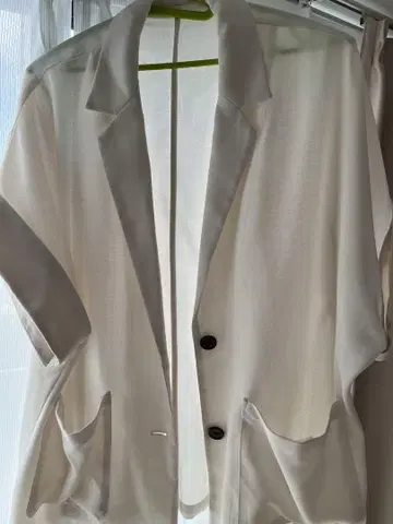 로리즈팜 바스켓 자켓 아이보리