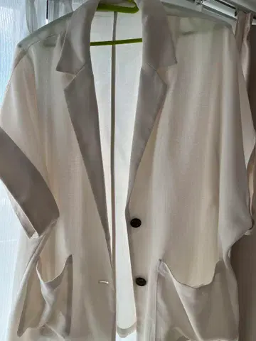 로리즈팜 바스켓 자켓 아이보리