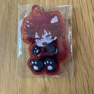 고양이 귀 캐릭터 아크릴 키링