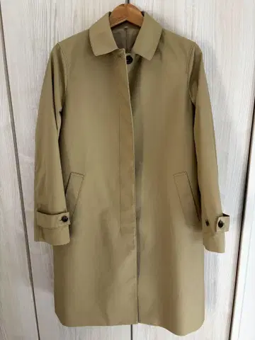 무인양품 베이지 스텐카라 코트 L 사이즈 발수 가공