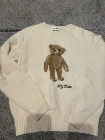Lily brown Lily bear 리본 니트 풀오버