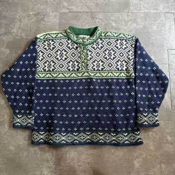 L.L.Bean 하프 지퍼 스웨터 M 사이즈 USA 90s