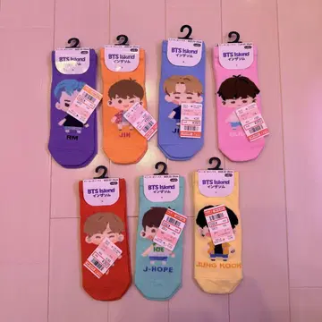 BTS 인더섬 양말 전 멤버 시마무라 콜라보