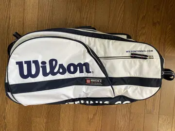 Wilson 테니스 라켓백 화이트/네이비