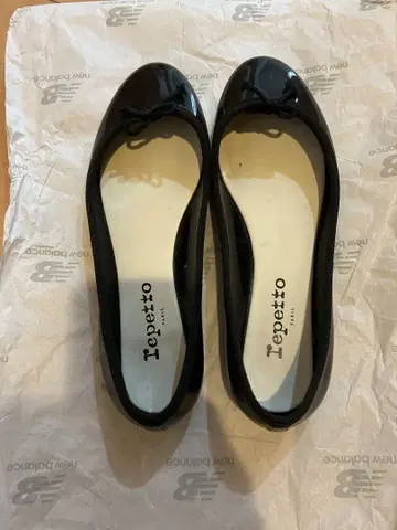 Repetto 블랙 플랫슈즈 22.5cm