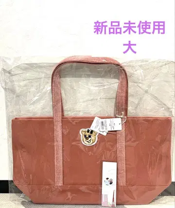 [ 미사용 새상품 ] 페이러 올드 테디 걸 와펜 토트백 (대)
