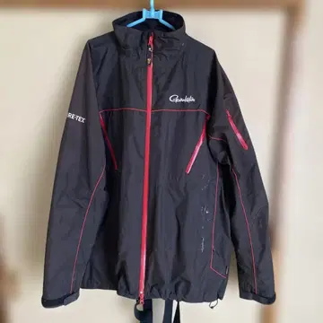 가마가츠 GORE-TEX 우비 블랙/빨간색