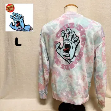 SANTA CRUZ 타이다이 패턴 맨투맨 L