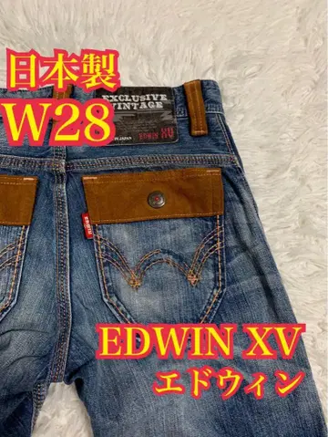 EDWIN XV 에드윈 데님 청바지 일본제 인디고 W28