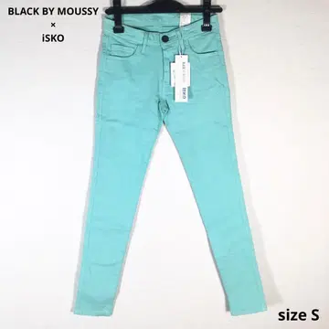 미사용품 BLACK BY MOUSSY 블랙 바이 마우지 데님 S