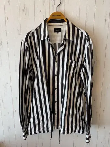 BEAMS 스트라이프 버튼업 셔츠 L