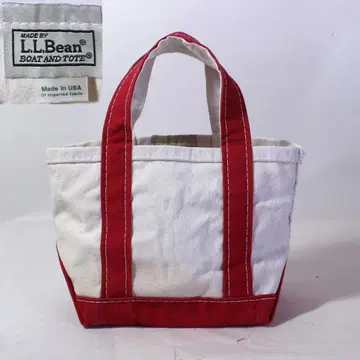 빨간색 90s 엘엘빈 토트백 LLBEAN 미니 mini