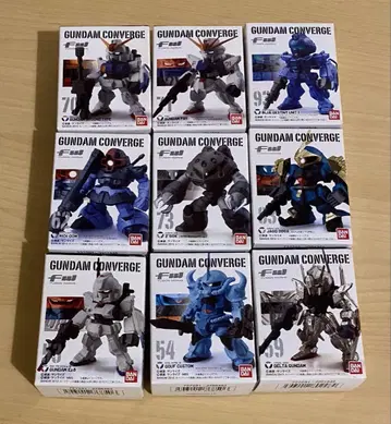 GUNDAM CONVERGE 네이비 9체 세트