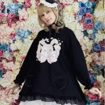 59 새상품급 빅 사이즈 BODYLINE 토끼 튜닉 어둠