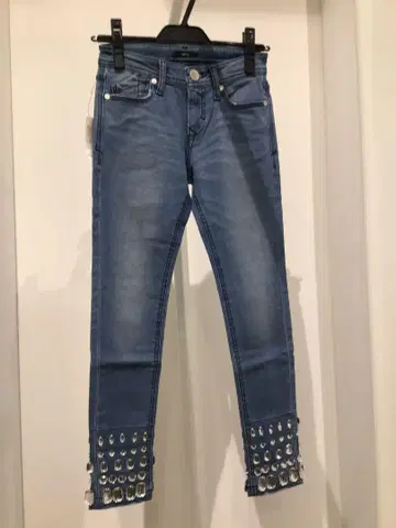 택 포함 새상품 EMODA JEANS 스키니 데님