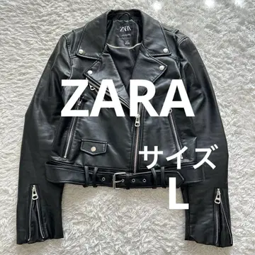 ZARA 자라 더블 라이더 자켓 인조 가죽