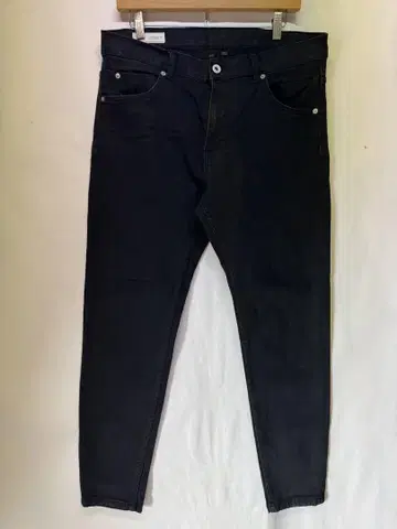 ZARA 자라 블랙 데님 스키니 데님 블랙 팬츠 블랙 데님 팬츠 44