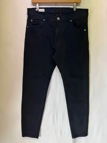 ZARA 자라 블랙 데님 스키니 데님 블랙 팬츠 블랙 데님 팬츠 44