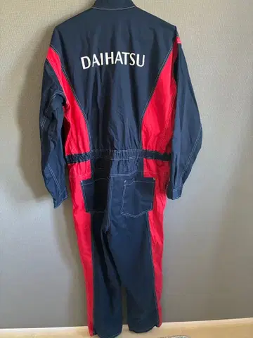 DAIHATSU 오버롤 네이비/레드 5L