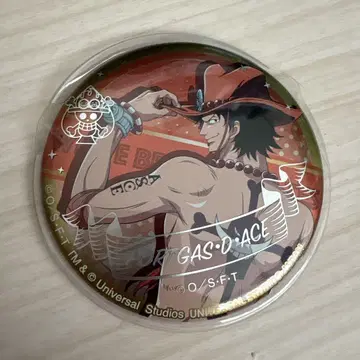 원피스 ONE PIECE 에이스 USJ 한정판 캔뱃지 2019