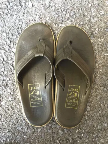 ISLAND SLIPPER 올리브 플립플랍 25cm US7 사이즈