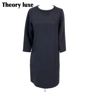 [ 새상품급 ] Theory luxe 스트레치 울 원피스 40 블랙