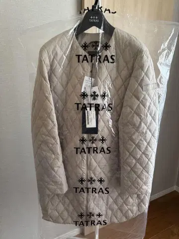 TATRAS 베이지 퀼팅 다운 자켓 M