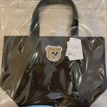 미사용 새상품 올드 테디 라브러리 와펜 토트백 카키