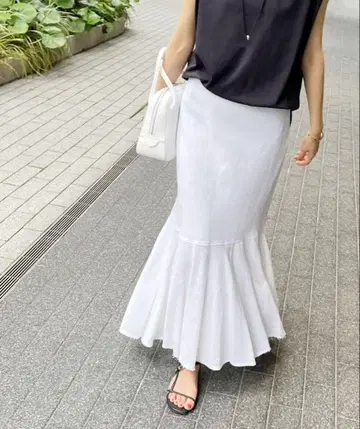Plage 플라주 파나마 프레 스커트 택 포함 미사용 새상품