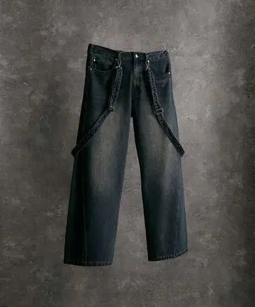 ADRER vintagemake suspender denim Lsize