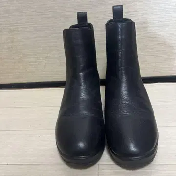 LUPUY 블랙 사이드 고어 부츠