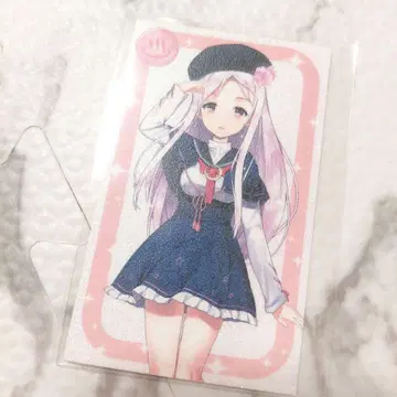 온천 소녀 이벤트 한정판 배포 명함 히루가미 요조라
