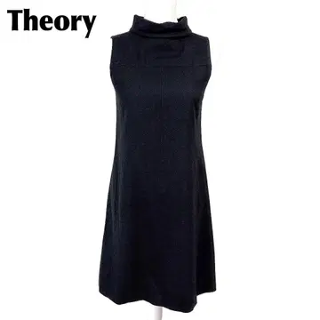 [새상품급] Theory 슬리브리스 원피스 울 4 W63 블랙