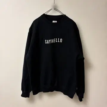 SAYHELLO / 세이할로우 / 베이직 로고 패치 크루
